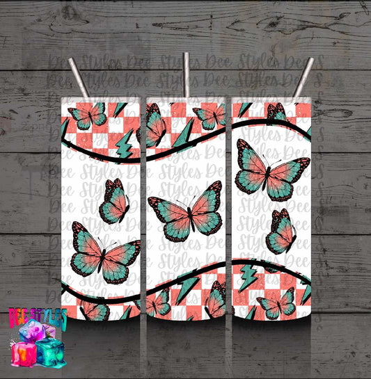 Coral Butterfly  20 oz
